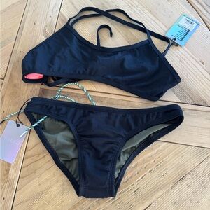 Jolyn Clothing Black Bikini Set